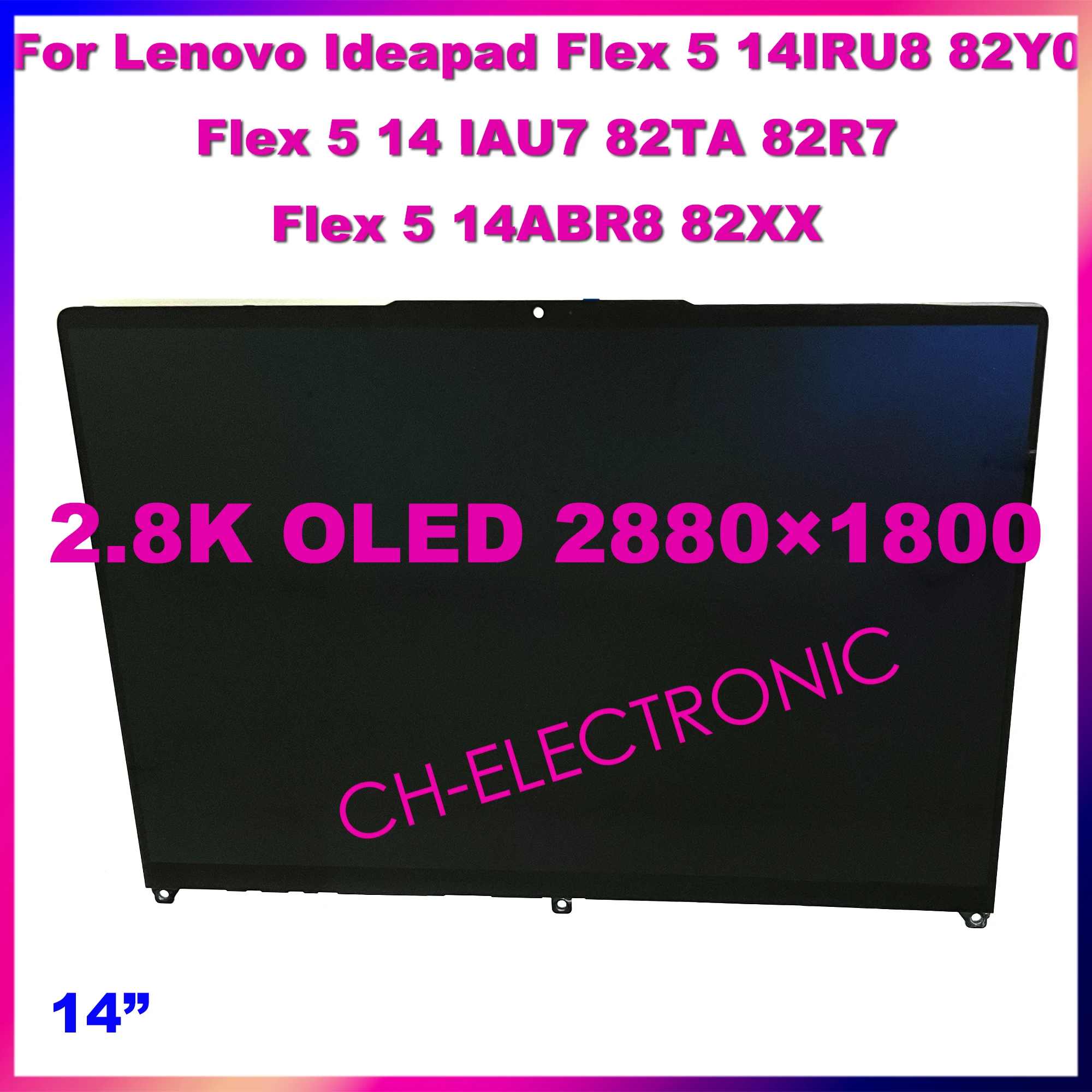 14 "для Lenovo IdeaPad Flex 5 14ALC7 82R9 Flex 5 14IAU7 82R7 82TA Flex 5 14ABR8 82XX ЖК-сенсорный экран в сборе, панель 2,2 карата 2,8 карата
14 "для Lenovo IdeaPad Flex 5 14ALC7 82R9 Flex 5 14IAU7 82R7 82TA Flex 5 14ABR8 82XX ЖК-сенсорный экран в сборе, панель 2,2 карата 2,8 карата