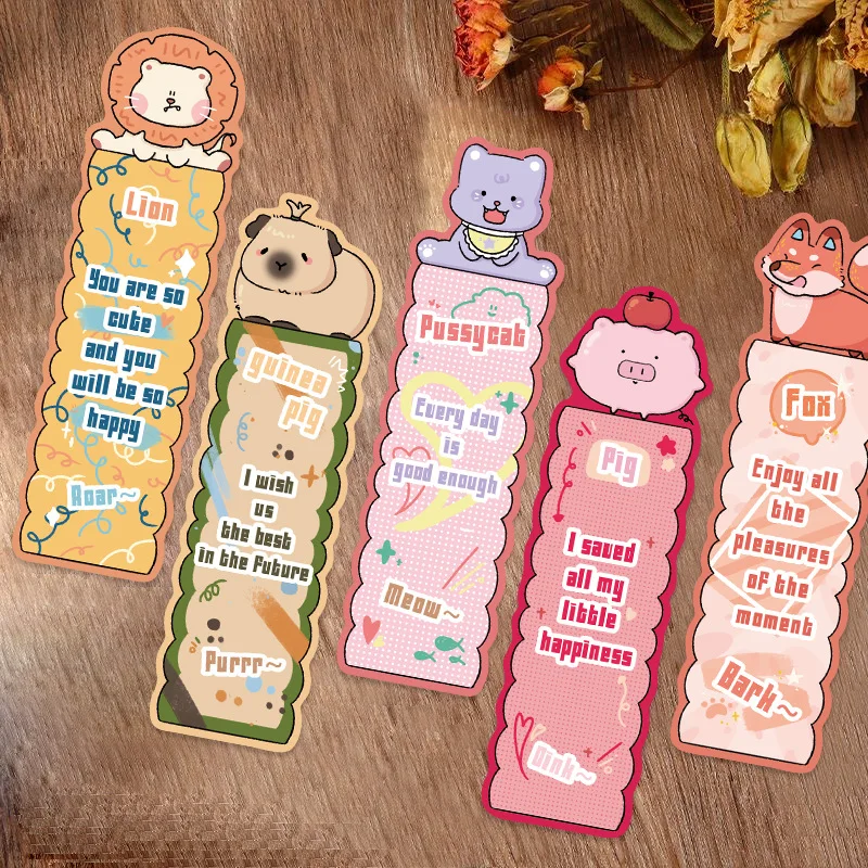 5/30PCS Animal Head Bookmark for Pages Books Readers Handheld Creative Materials Children's Stationery Supplies
5/30PCS Animal Head Bookmark for Pages Books Readers Handheld Creative Materials Children's Stationery Supplies