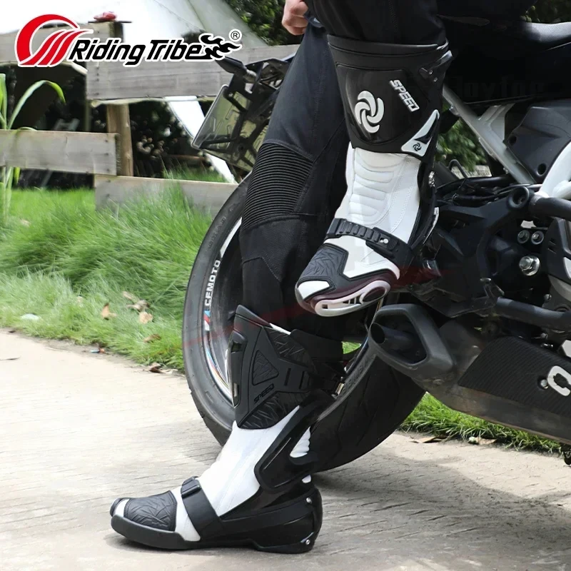 Summer Men's Motorcycle Premium Anti-fall Riding Boots Waterproof Non-slip for Safety with Ankle Protection Rider Racing Shoes
Summer Men's Motorcycle Premium Anti-fall Riding Boots Waterproof Non-slip for Safety with Ankle Protection Rider Racing Shoes