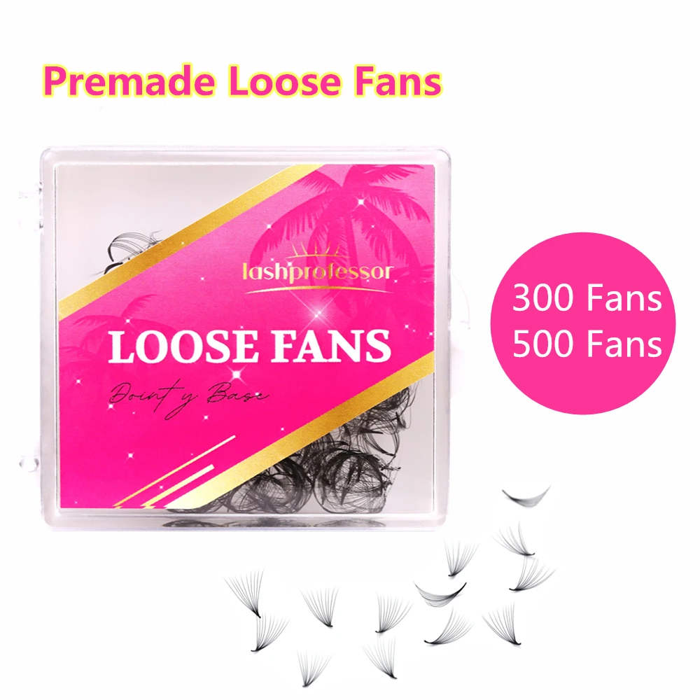 Lashprofessor Premade Loose Fans Lashes 3D-40D Narrow Thin Pointy Base Russian Volume Fans Loose Eyelash Extensions Fans
Lashprofessor Premade Loose Fans Lashes 3D-40D Narrow Thin Pointy Base Russian Volume Fans Loose Eyelash Extensions Fans