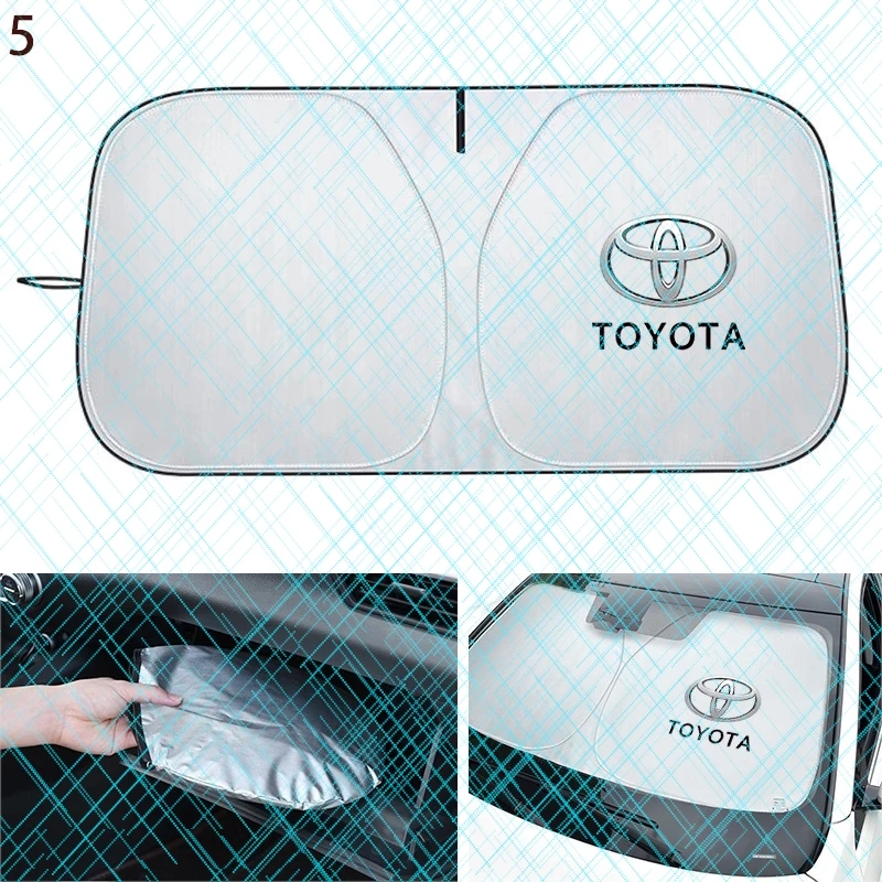 Car Windshield Sun Shade Visor UV Protection Shield For Toyota Corolla Camry RAV4 CHR Yaris Prius Prado Auris Avensis Hilux
Car Windshield Sun Shade Visor UV Protection Shield For Toyota Corolla Camry RAV4 CHR Yaris Prius Prado Auris Avensis Hilux