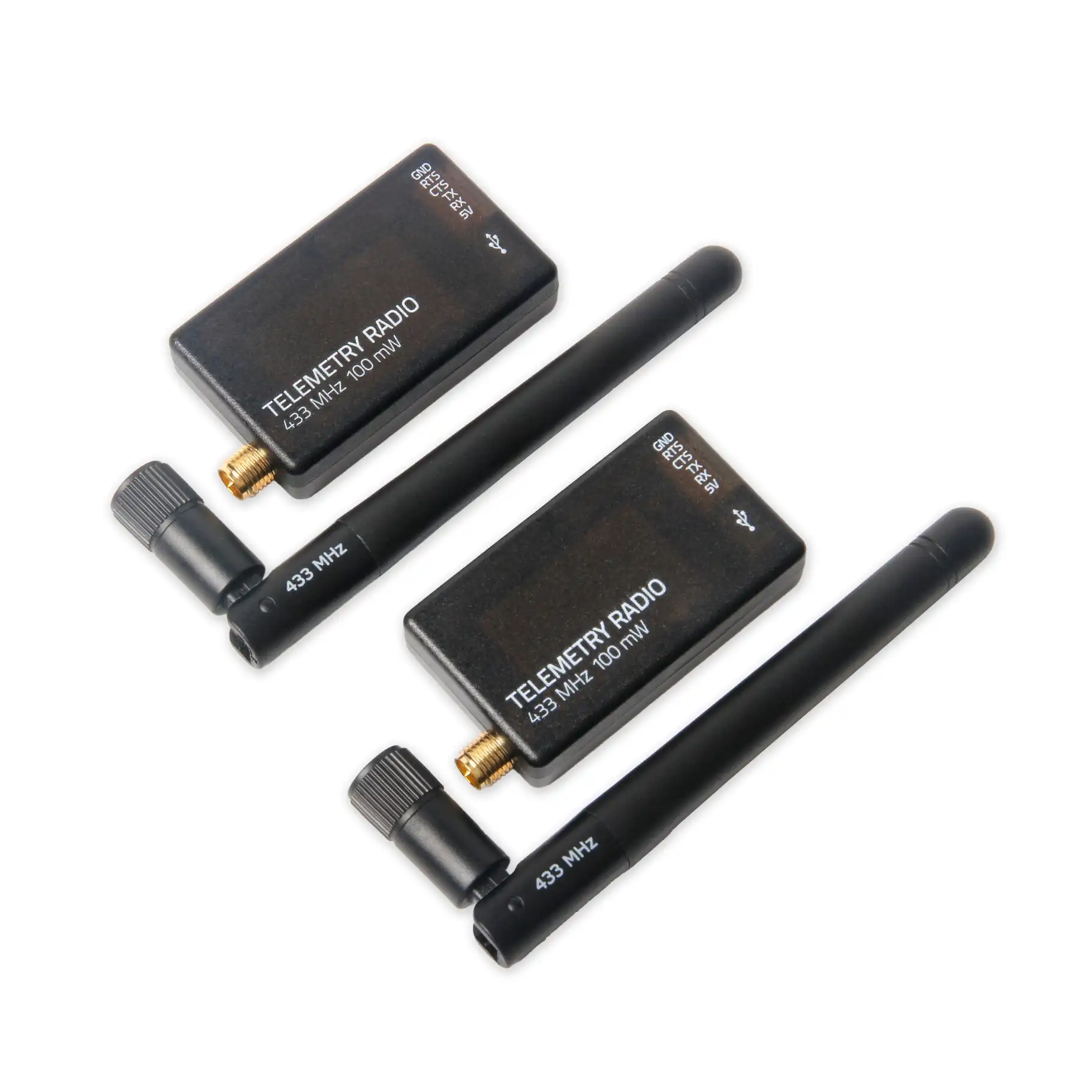 Holybro SiK Telemetry Radio V3, 100mW, 433MHz/915MHz Options for Pixhawk
Holybro SiK Telemetry Radio V3, 100mW, 433MHz/915MHz Options for Pixhawk