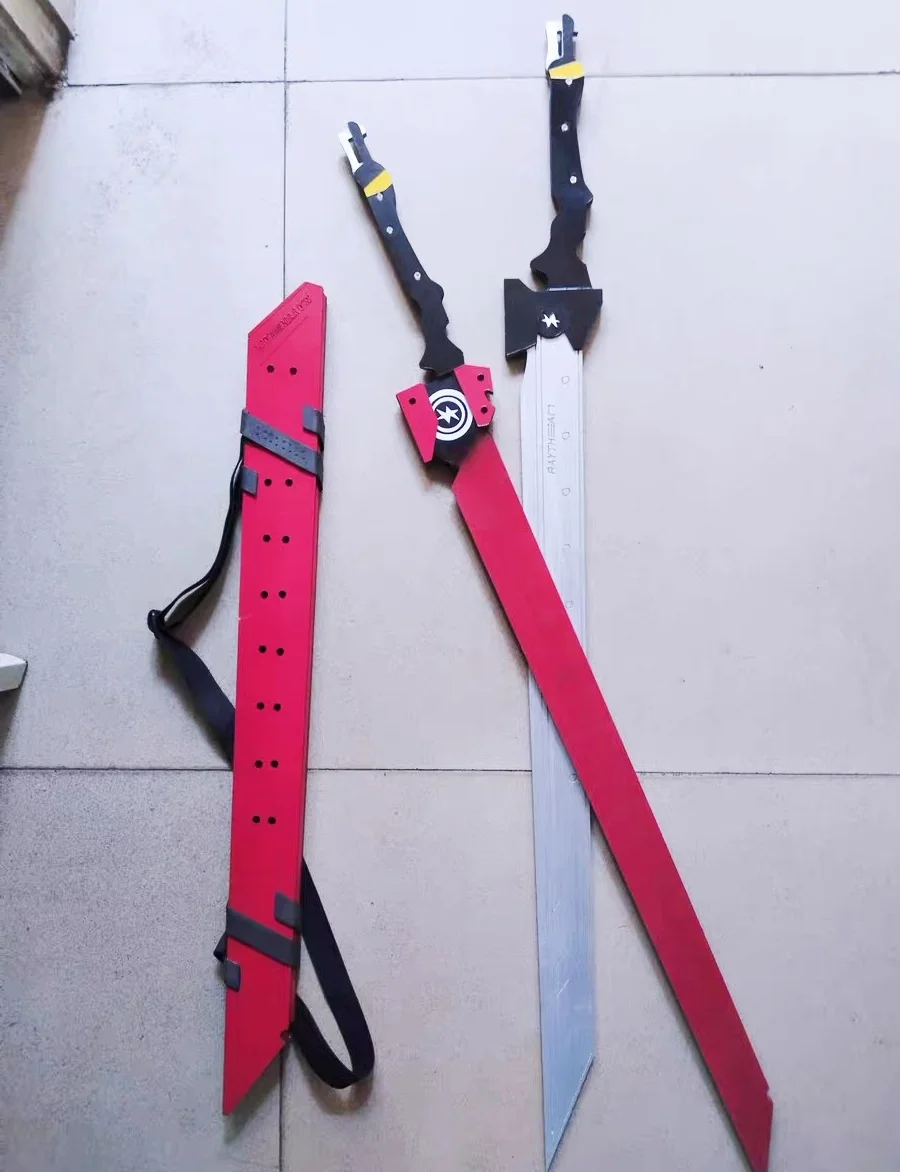 100cm Cos Anime Game Arknights Sir Chen weapon Double Blade wooden wood Sword stage Cosplay party Costume props Comic-con shows
100cm Cos Anime Game Arknights Sir Chen weapon Double Blade wooden wood Sword stage Cosplay party Costume props Comic-con shows