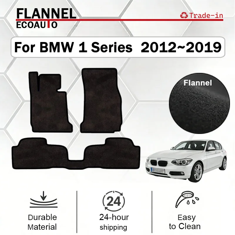 ECOAUTO Flannel Car Floor Mats For BMW 1 Series F20 2012~2019 5-door Hatchback Rugs Panel Protective Pad Premium Custom Foot Pad
ECOAUTO Flannel Car Floor Mats For BMW 1 Series F20 2012~2019 5-door Hatchback Rugs Panel Protective Pad Premium Custom Foot Pad