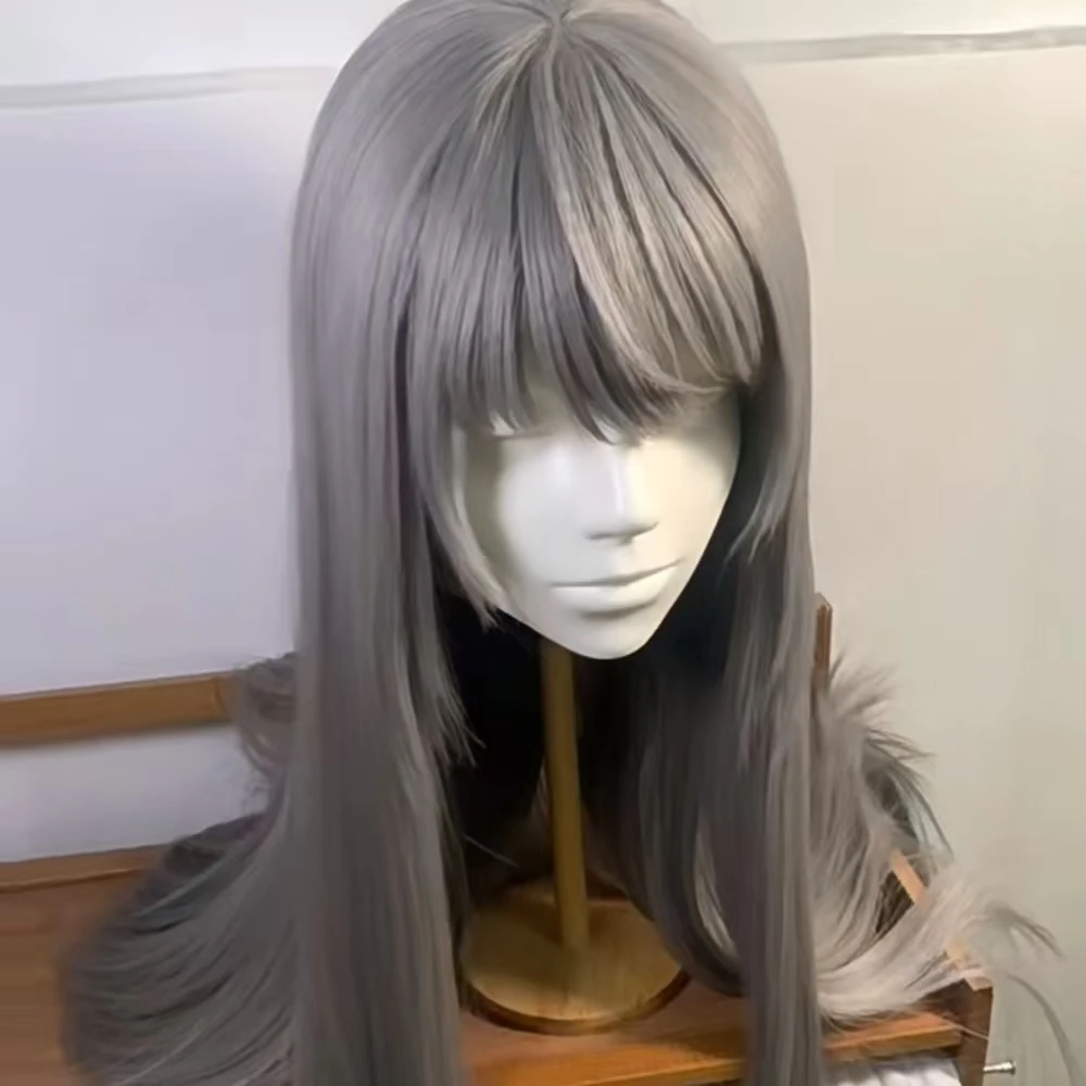 Anime East of Berlin Cosplay Wig Dark Gray Long Straight Hair Heat Resistant Synthetic Wig With Rose Net Daily Party Cosplay Wig
Anime East of Berlin Cosplay Wig Dark Gray Long Straight Hair Heat Resistant Synthetic Wig With Rose Net Daily Party Cosplay Wig