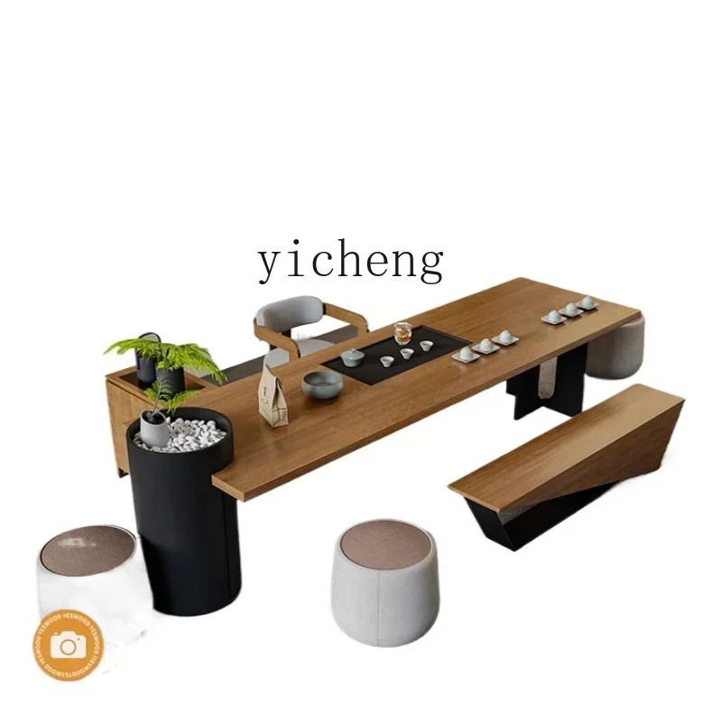 wabi-sabi wind island large board tea table chair simple home office tea table 
wabi-sabi wind island large board tea table chair simple home office tea table