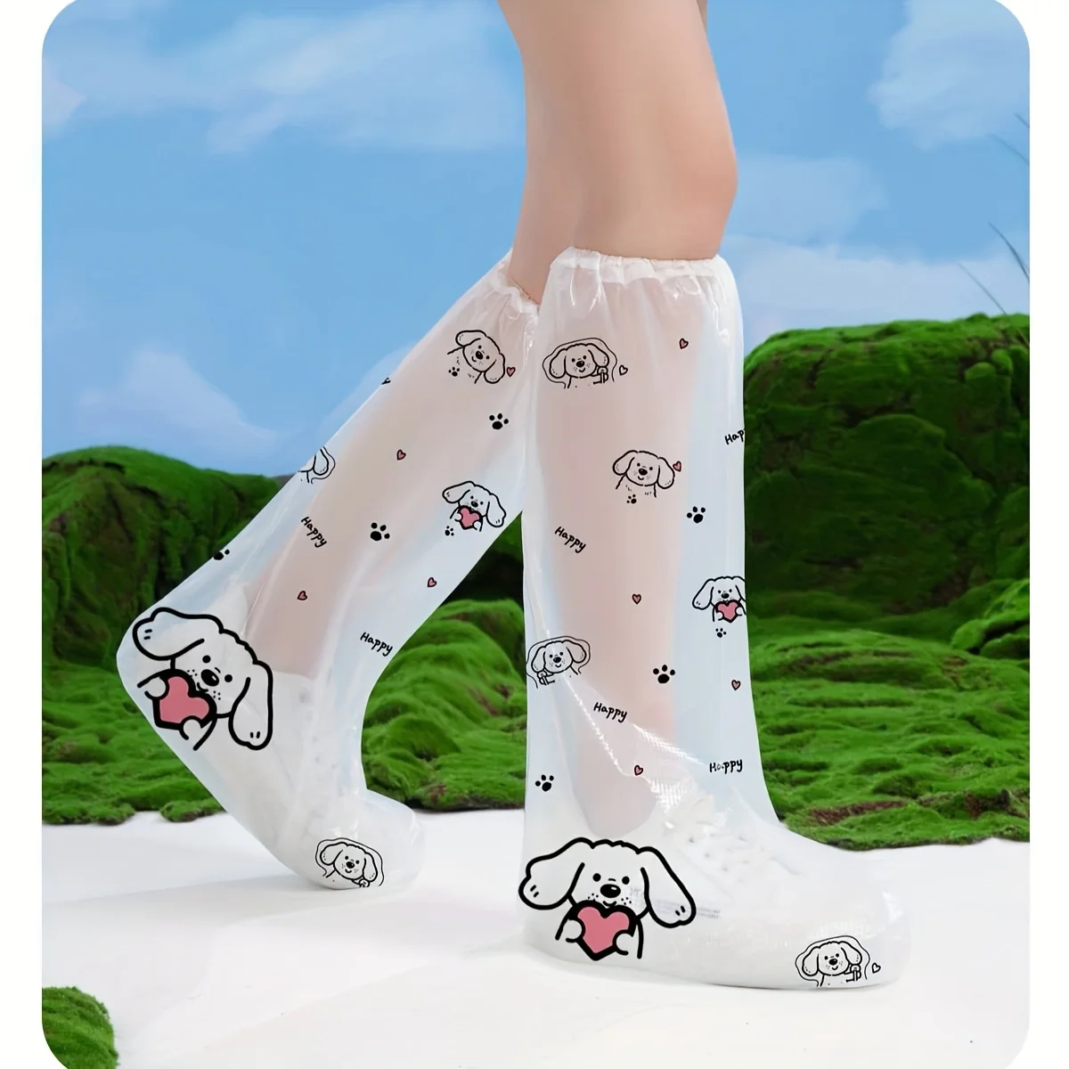 10pc Cartoon Dog Print Shoe Covers Waterproof Rain Day Essential Cycling Hiking Farm Work Mud Protection Shoe Covers
10pc Cartoon Dog Print Shoe Covers Waterproof Rain Day Essential Cycling Hiking Farm Work Mud Protection Shoe Covers