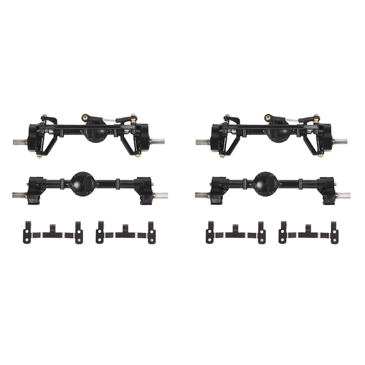 Y34A 2X Front and Rear Portal Axle with Metal Link Rod Mount Base for MN D90 MN-90 MN98 MN99S MN45 1/12 RC Car Upgrade Parts
Y34A 2X Front and Rear Portal Axle with Metal Link Rod Mount Base for MN D90 MN-90 MN98 MN99S MN45 1/12 RC Car Upgrade Parts