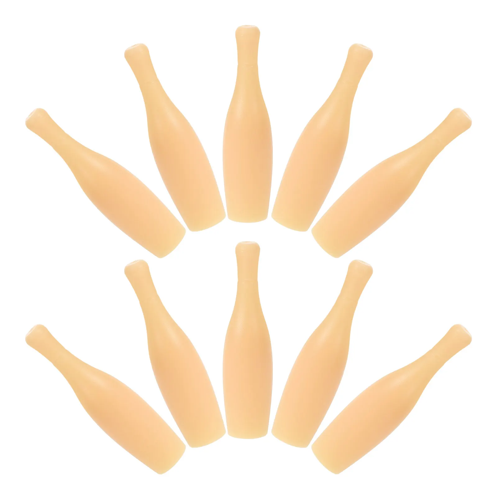 10Pcs Mini Bowling Pin Bulk Set for Table Bowling Machine Replacement Strong Deformation-Resistant Pins Indoor Party Game
10Pcs Mini Bowling Pin Bulk Set for Table Bowling Machine Replacement Strong Deformation-Resistant Pins Indoor Party Game