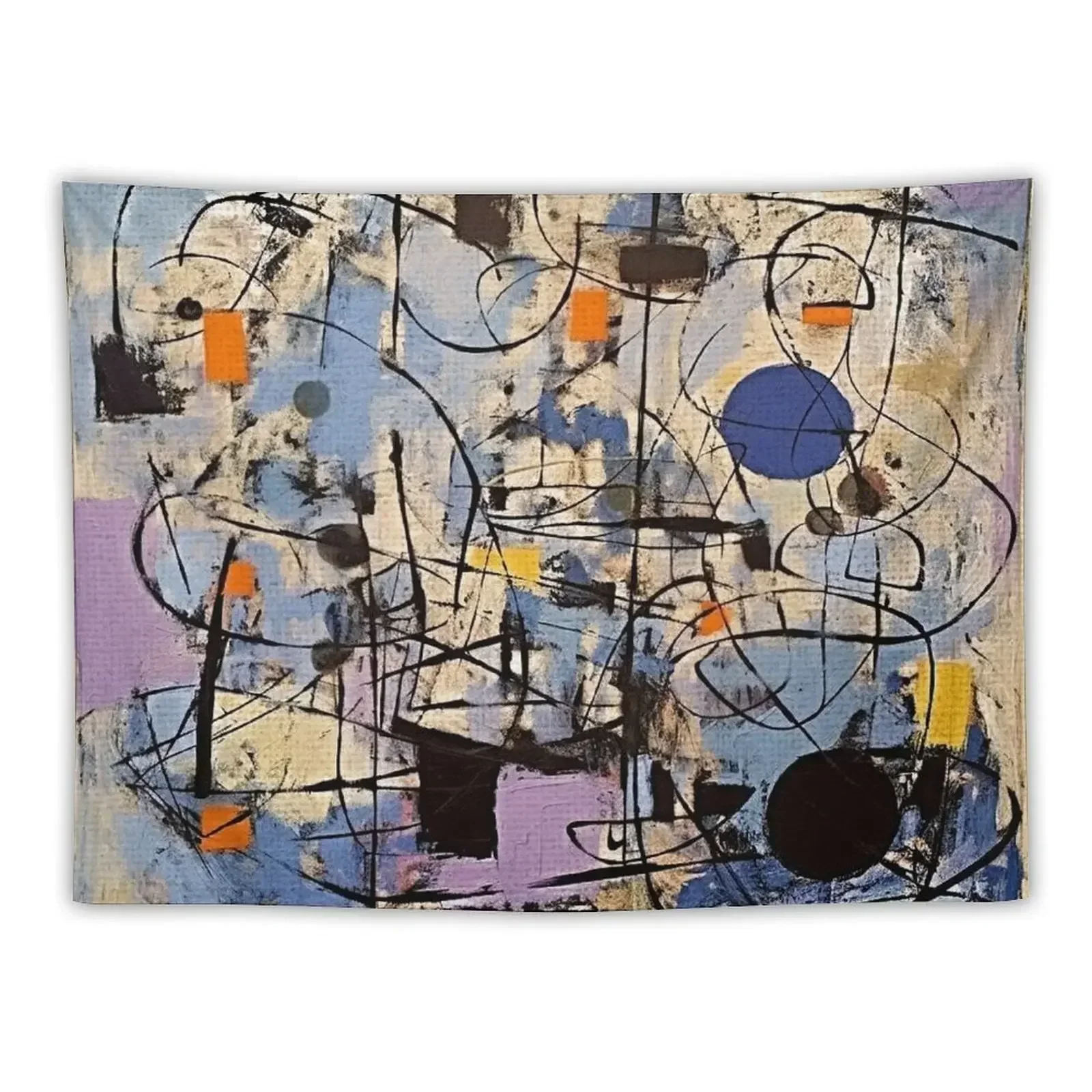 A Time Of Joy, 1950s Style Abstract Painting by Bossy Cat Home Tapestry Korean Room Decor Decoration For Rooms Tapestry
A Time Of Joy, 1950s Style Abstract Painting by Bossy Cat Home Tapestry Korean Room Decor Decoration For Rooms Tapestry