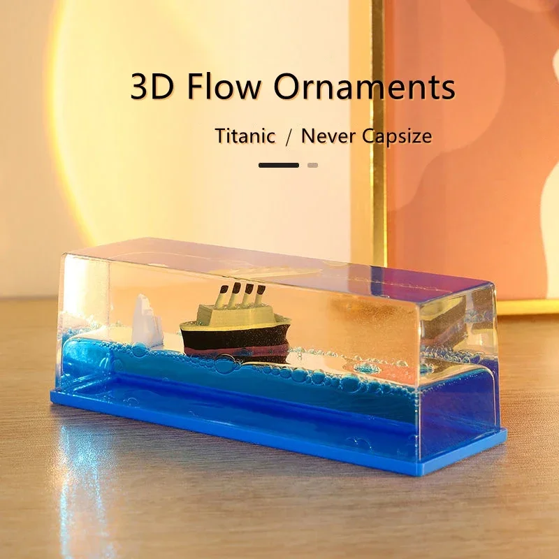 Titanic Cruise Ship Fluid Drift Bottle Decoration Hourglass Decoration Desk Fluid Floating Decoration Decompression Toy Gift
Titanic Cruise Ship Fluid Drift Bottle Decoration Hourglass Decoration Desk Fluid Floating Decoration Decompression Toy Gift