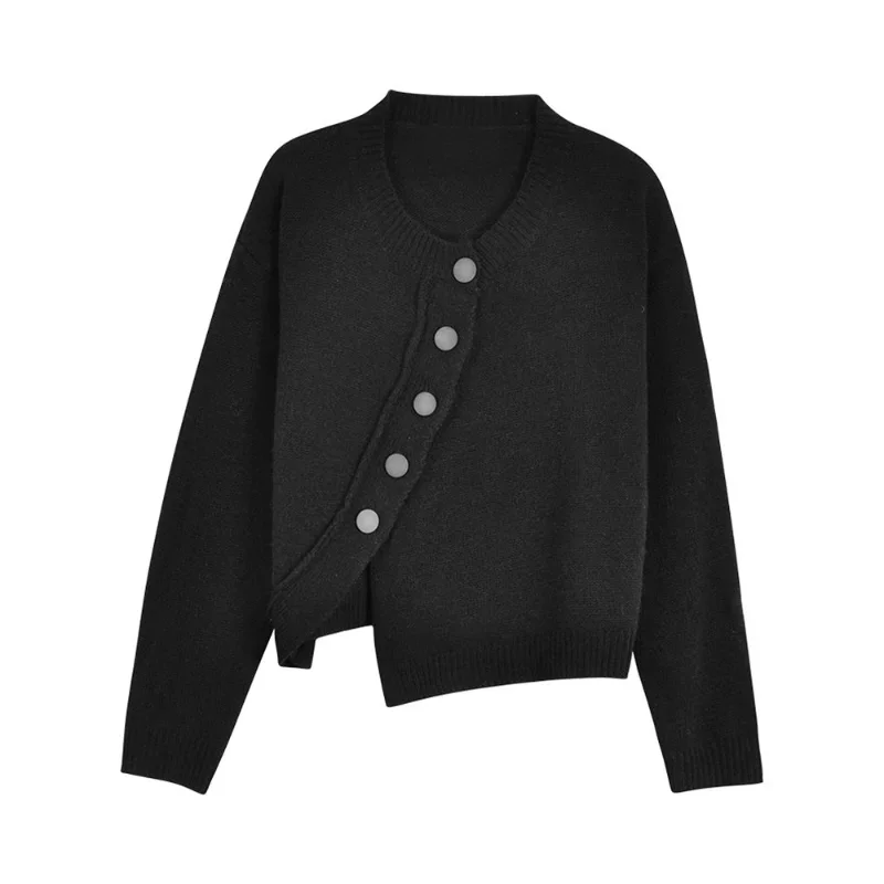 Модный вязаный кардиган в ленивом стиле, новый весенний дизайн, свитер, корейский, нерегулярный, темно-синий
Модный вязаный кардиган в ленивом стиле, новый весенний дизайн, свитер, корейский, нерегулярный, темно-синий