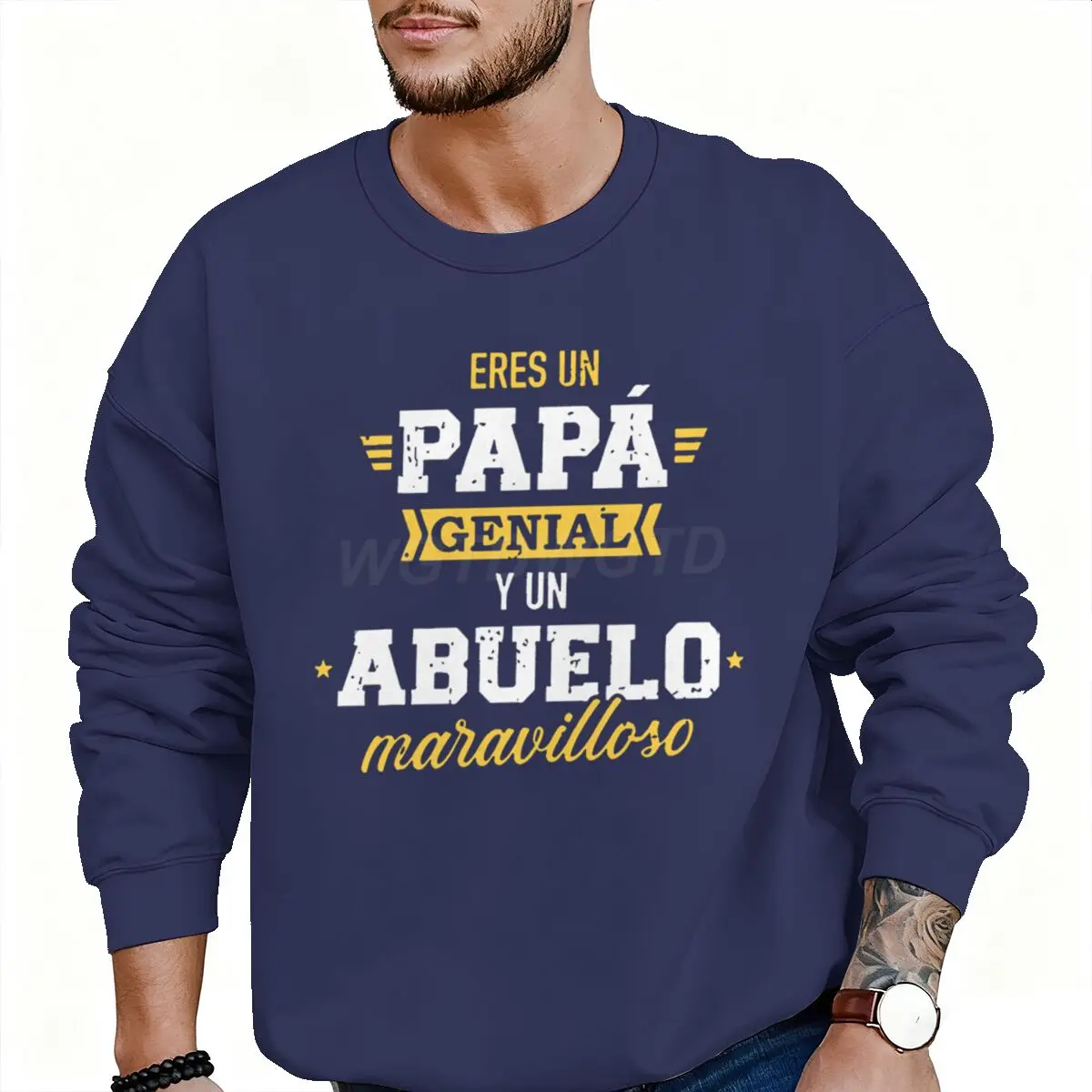 Dad & Grandpa Gift Sweatshirt Letter Print Graphic Crew Neck Top Men's Clothing Gift for Father's Day Crew Neck Pullover Top
Dad & Grandpa Gift Sweatshirt Letter Print Graphic Crew Neck Top Men's Clothing Gift for Father's Day Crew Neck Pullover Top
