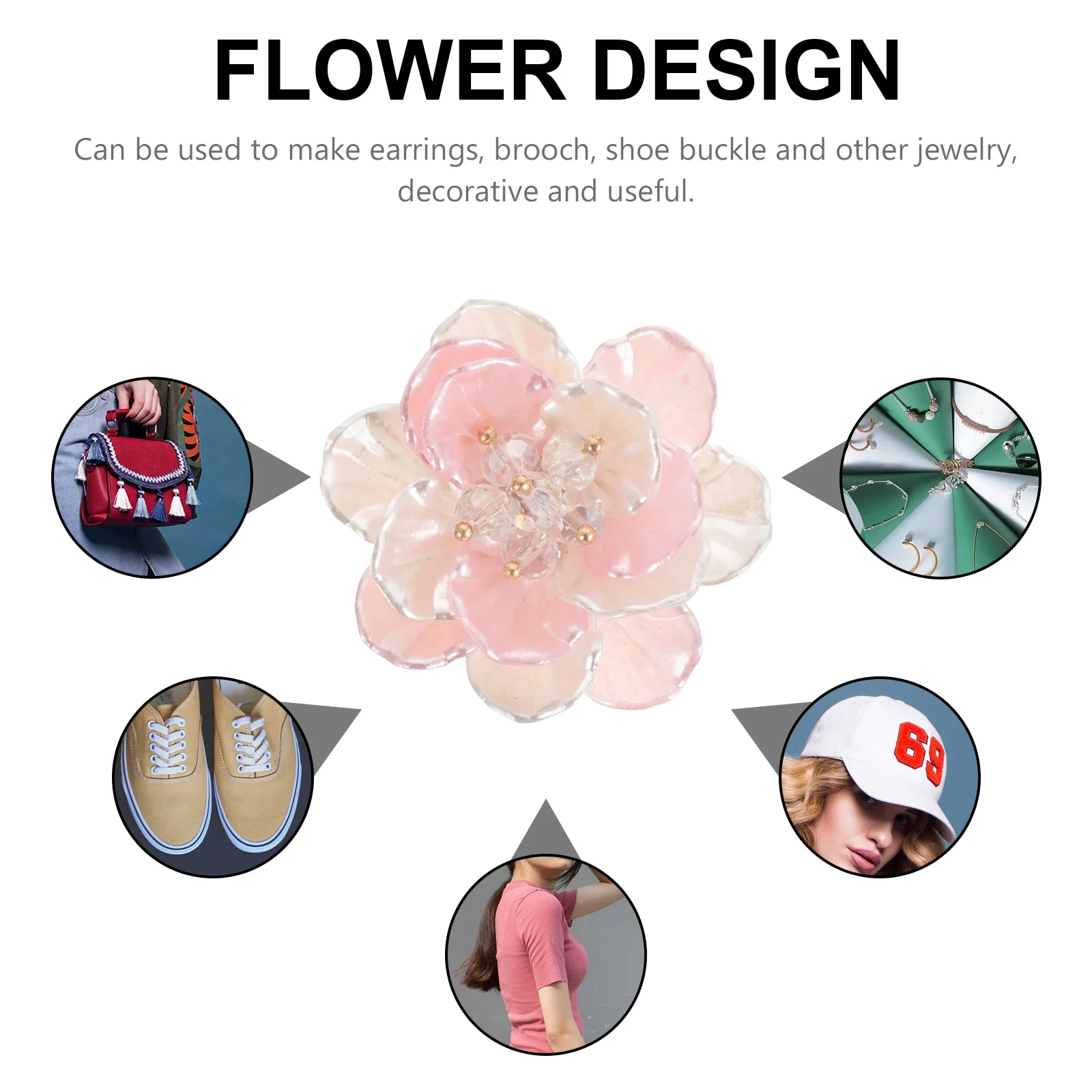 2 Pcs Pearl Flower Charms DIY Accessories for Crafting Earrings Brooch Shoe Buckle Faux Pearls Crystal Dual Color Pink White
2 Pcs Pearl Flower Charms DIY Accessories for Crafting Earrings Brooch Shoe Buckle Faux Pearls Crystal Dual Color Pink White
