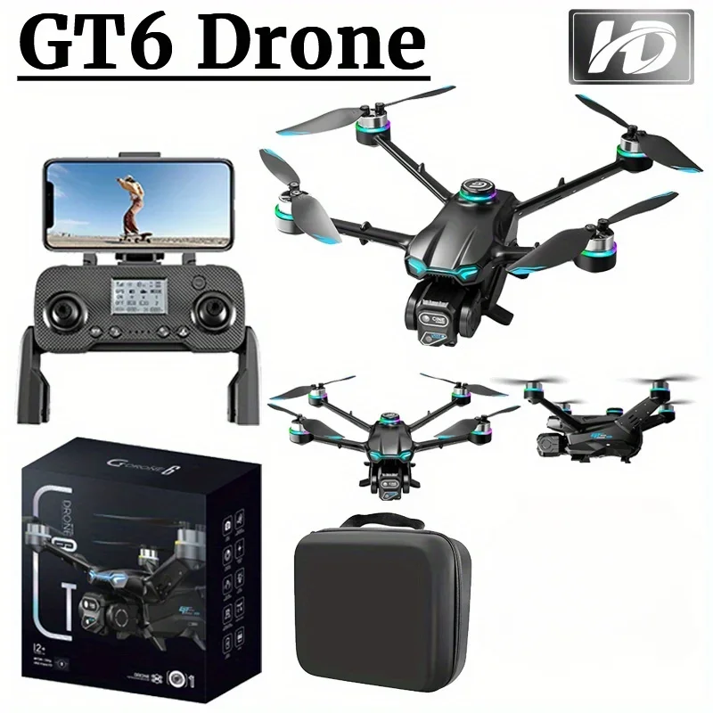New GT6 Drone GPS Precision Positioning Extra Long Battery Life HD Dual Camera Electric Camera ESC EIS Electronic Anti-Shake
New GT6 Drone GPS Precision Positioning Extra Long Battery Life HD Dual Camera Electric Camera ESC EIS Electronic Anti-Shake