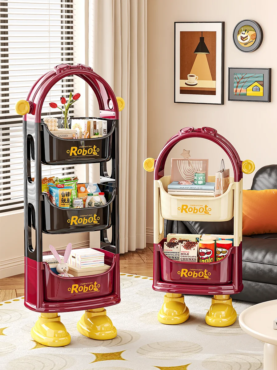 Multi-Layer Floor-standing Storage Ra Bedroom Living Room Toy Book Sna Organizer with Casters Cute Sle PP Material
Multi-Layer Floor-standing Storage Ra Bedroom Living Room Toy Book Sna Organizer with Casters Cute Sle PP Material
