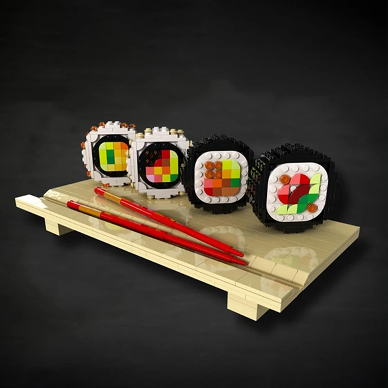 499PCS MOC Creative Model Sushi Board Technology DIY Assembly Building Blocks Display Birthday Gift Collectible Set Display Gift
499PCS MOC Creative Model Sushi Board Technology DIY Assembly Building Blocks Display Birthday Gift Collectible Set Display Gift
