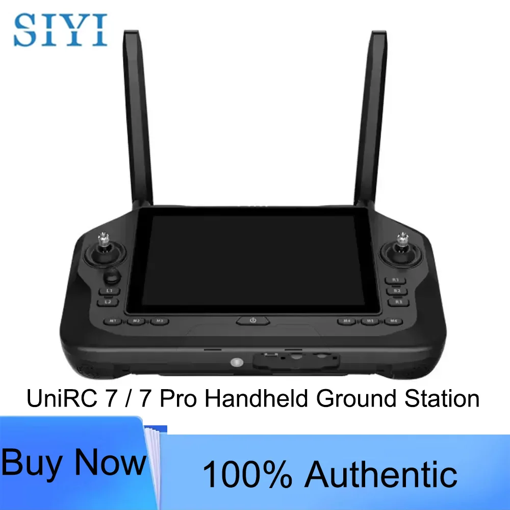 SIYI UniRC 7/7 Pro Dual Frequency Handheld Ground Station 7Inch 1080P 40KM Range Smart Controller for UAV UGV USV Robotics RC
SIYI UniRC 7/7 Pro Dual Frequency Handheld Ground Station 7Inch 1080P 40KM Range Smart Controller for UAV UGV USV Robotics RC