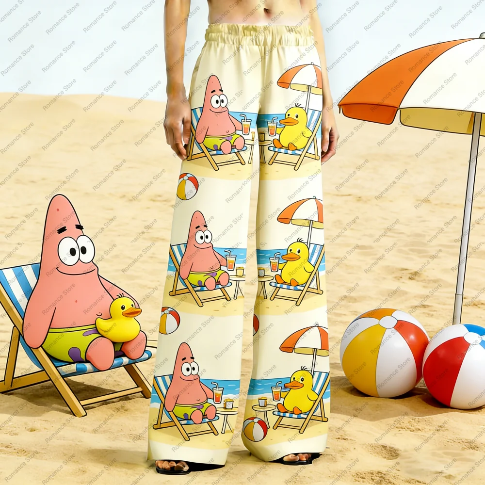 2026 Vintage Y2K Spongebob And Pikachu Creative New Style Trousers Woman's Pajama Pants Fashionable And Casual Milk Silk Pants
2026 Vintage Y2K Spongebob And Pikachu Creative New Style Trousers Woman's Pajama Pants Fashionable And Casual Milk Silk Pants