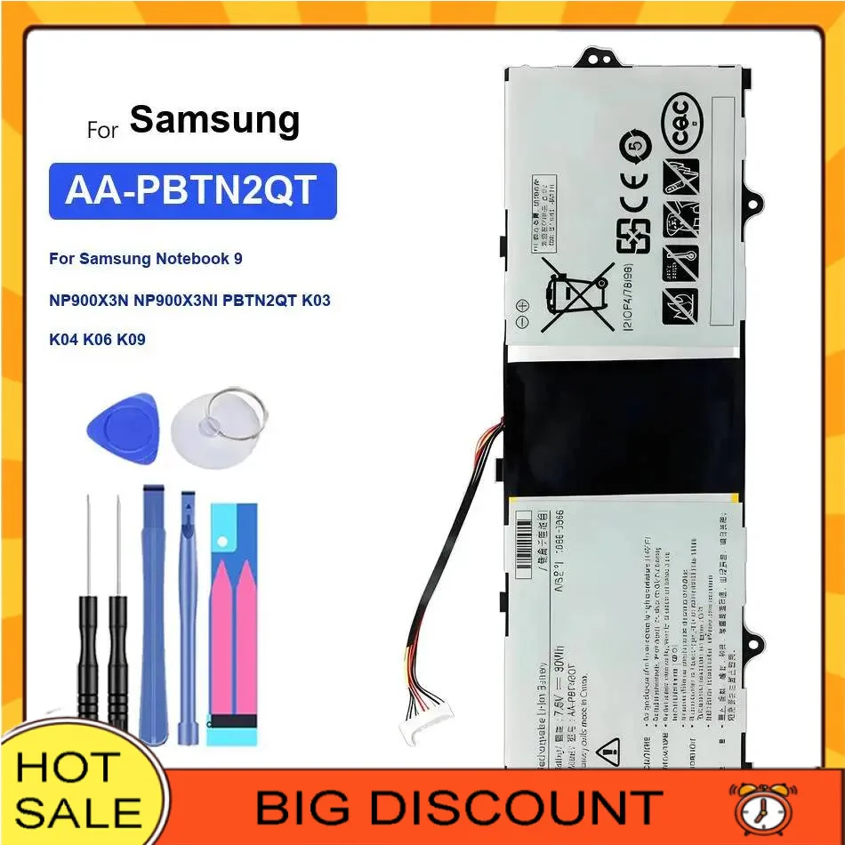 Laptop Battery High-Capacity AA-PBTN2QT AA-PBUN3QB AA-PBUN3AB 30-3950Mah For Samsung Notebook 7 9
Laptop Battery High-Capacity AA-PBTN2QT AA-PBUN3QB AA-PBUN3AB 30-3950Mah For Samsung Notebook 7 9