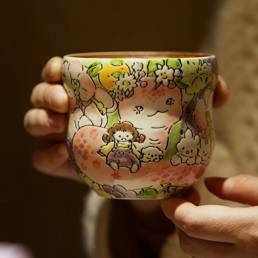 340ML Handmade Ceramic Coffee Mug Cute Snake Hand Drawn Procelain Espresso Cup Beautiful Cafe Drinkware For Girls
340ML Handmade Ceramic Coffee Mug Cute Snake Hand Drawn Procelain Espresso Cup Beautiful Cafe Drinkware For Girls