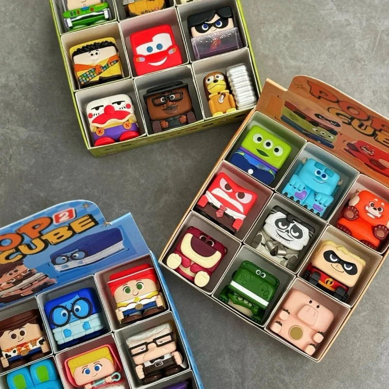 Popmart Disney Pixar Pop Cube Series 1, 2, 3, фигурка, слепая коробка, подарочный вариант, забавное украшение для офисного стола, Рождество, ежедневно
Popmart Disney Pixar Pop Cube Series 1, 2, 3, фигурка, слепая коробка, подарочный вариант, забавное украшение для офисного стола, Рождество, ежедневно