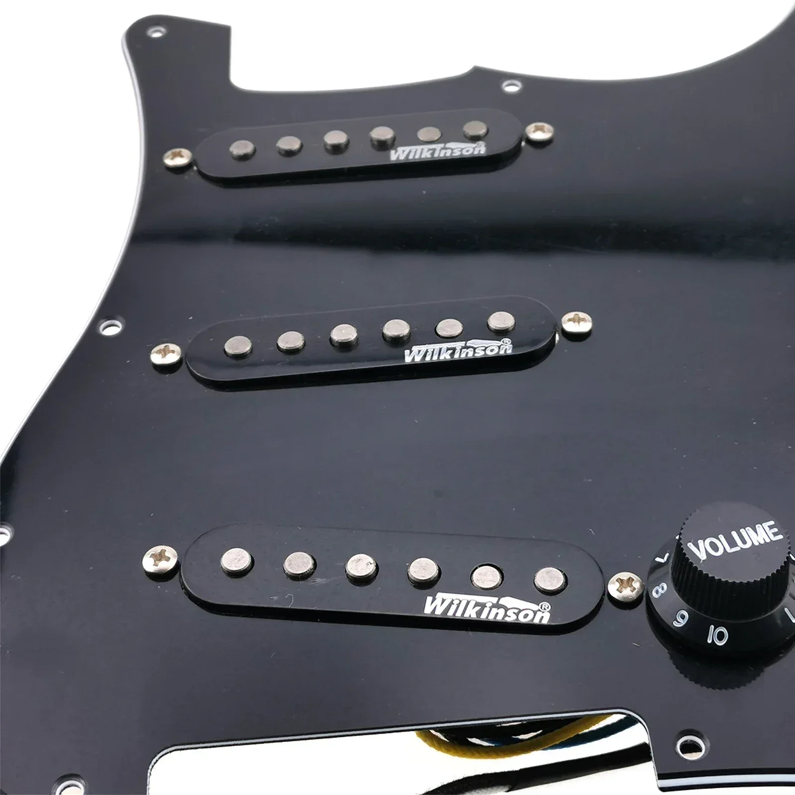 Q-X Music Store-Guitar Pickups Prewired Pickguard 7-Way type fully loaded Wilkinson SSS Ainico 5 Single coil Pickups Set
Q-X Music Store-Guitar Pickups Prewired Pickguard 7-Way type fully loaded Wilkinson SSS Ainico 5 Single coil Pickups Set