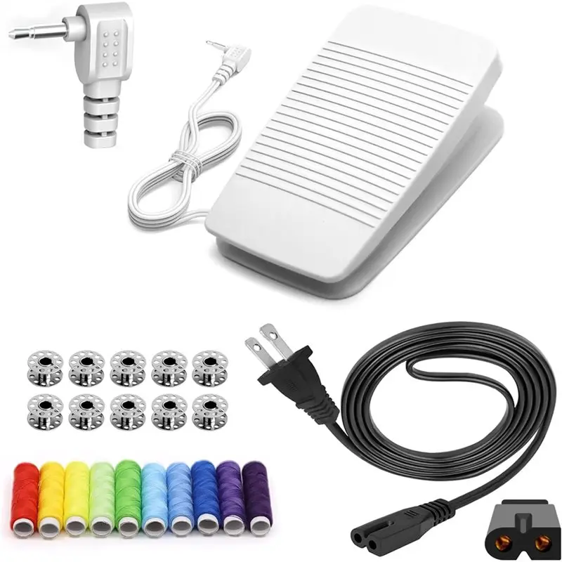 ~A61Z Sewing Machine Foot Pedal Controller Replacement FC-322 XC8816-021 AC Power Cord Cable 6.5FT Cs5055prw US Plug
~A61Z Sewing Machine Foot Pedal Controller Replacement FC-322 XC8816-021 AC Power Cord Cable 6.5FT Cs5055prw US Plug