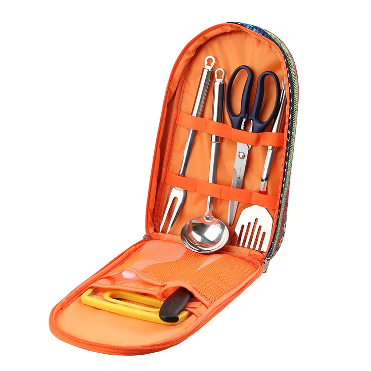 Outdoor Camping Stainless Steel Portable Tableware Set Camping Barbecue Equipment Supplies Grill Fork Spatula
Outdoor Camping Stainless Steel Portable Tableware Set Camping Barbecue Equipment Supplies Grill Fork Spatula