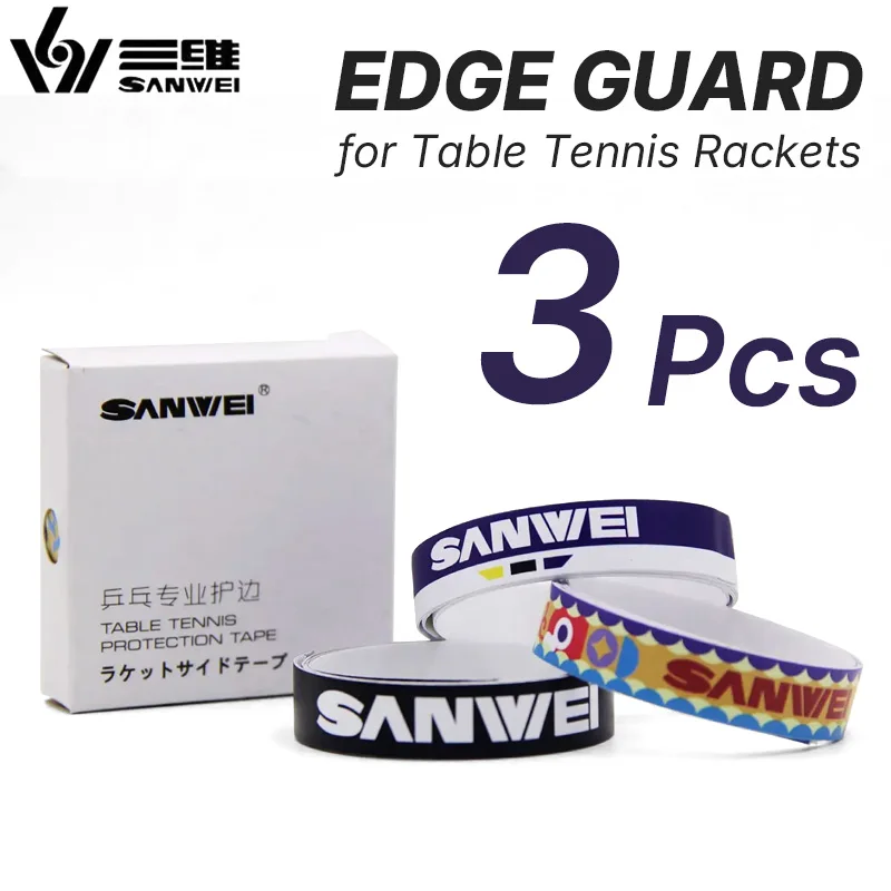 SANWEI 3 шт. лента для кромок ракетки для настольного тенниса, защитная лента из ПВХ для защиты кромок для пинг-понга, прочная защита от столкновений
SANWEI 3 шт. лента для кромок ракетки для настольного тенниса, защитная лента из ПВХ для защиты кромок для пинг-понга, прочная защита от столкновений