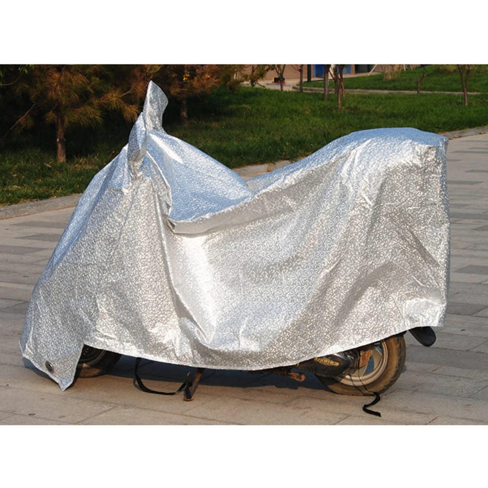 Universal Motorcycle Cover Waterproof Dustproof Sunproof Motorbike Scooter Protective Outdoor Cover Silver Color Lock Hole For
Universal Motorcycle Cover Waterproof Dustproof Sunproof Motorbike Scooter Protective Outdoor Cover Silver Color Lock Hole For