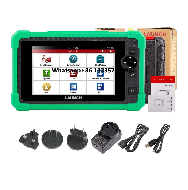 CRP919 EV Diagnostic Scanner 43+ Service Functions ECU Coding for Electric Vehicles New Energy Cars EV Diagnostic Tool
CRP919 EV Diagnostic Scanner 43+ Service Functions ECU Coding for Electric Vehicles New Energy Cars EV Diagnostic Tool