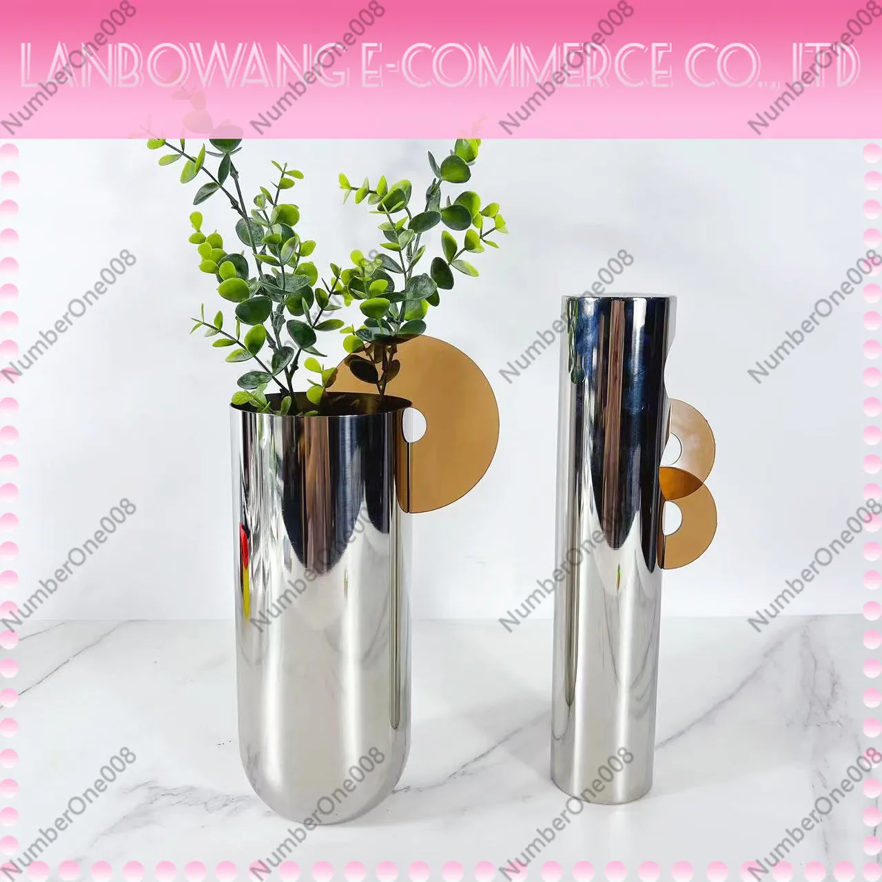Creative Nordic Stainless Steel Mirror Geometric Vase Flower Ornament Sales Office Living Room Soft Decoration
Creative Nordic Stainless Steel Mirror Geometric Vase Flower Ornament Sales Office Living Room Soft Decoration