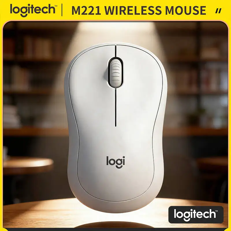 Logitech M221 Silent Ergonomic Mouse - 10m Range, USB Plug-and-Play, 75g Compact, 18-Month Battery, Precision Tracking
Logitech M221 Silent Ergonomic Mouse - 10m Range, USB Plug-and-Play, 75g Compact, 18-Month Battery, Precision Tracking