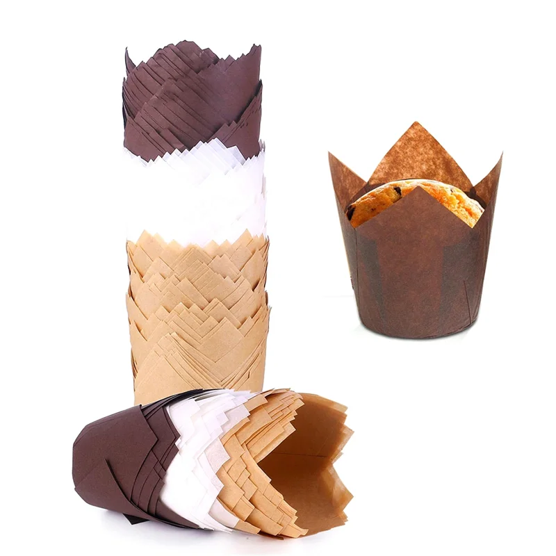 200PCS Tulip Cupcake Liners Upgrade Parchment Paper Muffin Liners for Baking Cupcake for Party Wedding Birthday HY
200PCS Tulip Cupcake Liners Upgrade Parchment Paper Muffin Liners for Baking Cupcake for Party Wedding Birthday HY