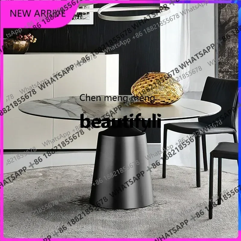 X AA85 Light Luxury Imported Rock Plate Round Dining Table Light Luxury Modern Minimalist Dining Table
X AA85 Light Luxury Imported Rock Plate Round Dining Table Light Luxury Modern Minimalist Dining Table