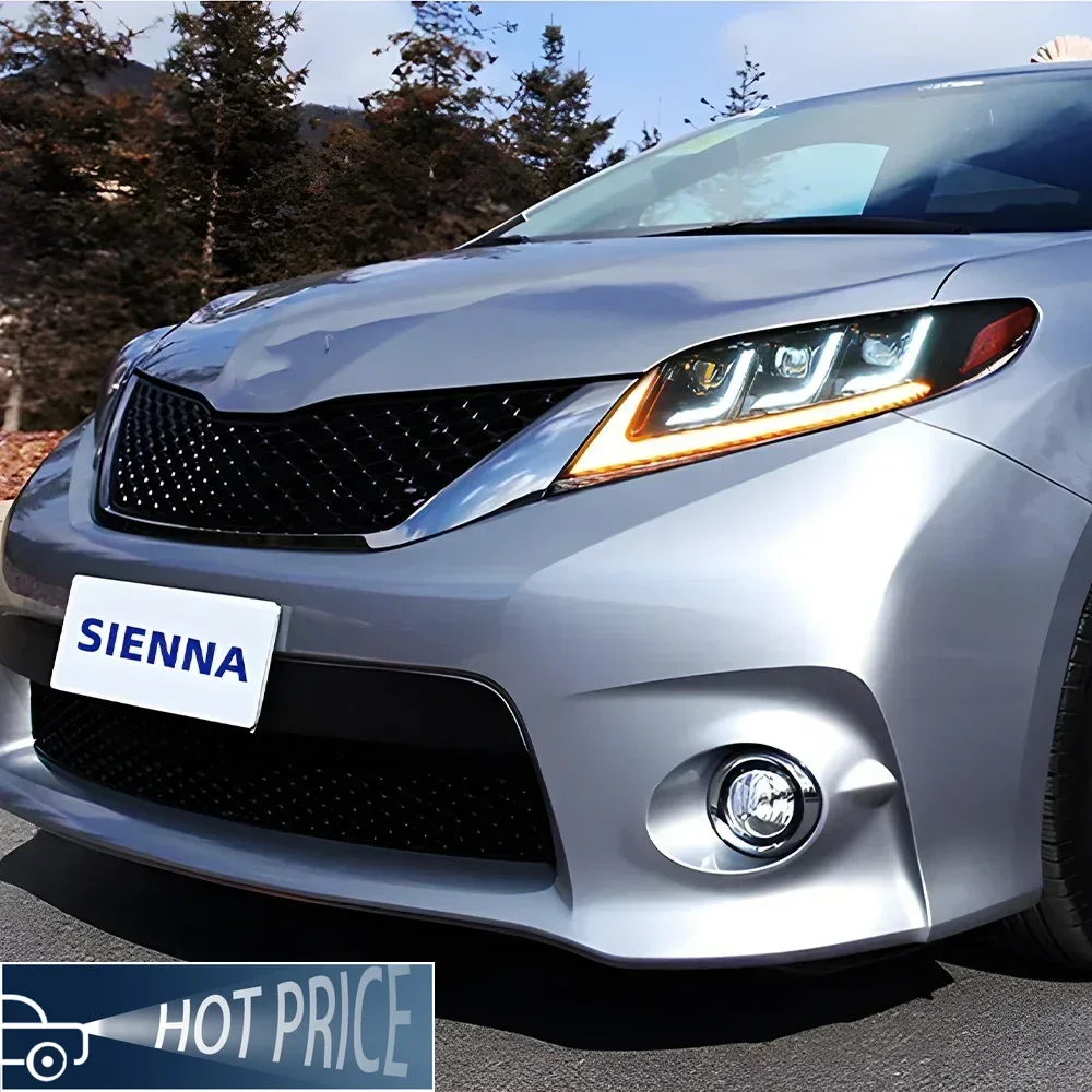 Для Toyota Sienna 2011-2020 светодиодные передние фонари автомобиля, обновление, высокая конфигурация, линзы проектора, аксессуары, авто фары в сборе
Для Toyota Sienna 2011-2020 светодиодные передние фонари автомобиля, обновление, высокая конфигурация, линзы проектора, аксессуары, авто фары в сборе