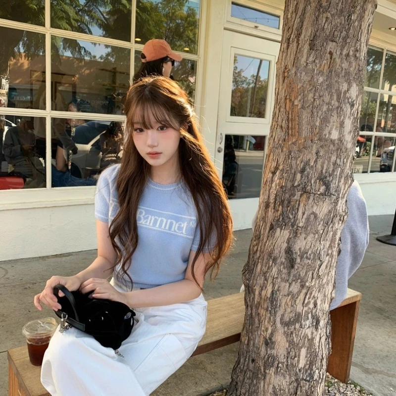 Spring New Arrival Dongda Gate Eight Milk Sweet Letter Embroidery round Neck Bubble Sleeve Knitted Woolen Women's Sweater
Spring New Arrival Dongda Gate Eight Milk Sweet Letter Embroidery round Neck Bubble Sleeve Knitted Woolen Women's Sweater