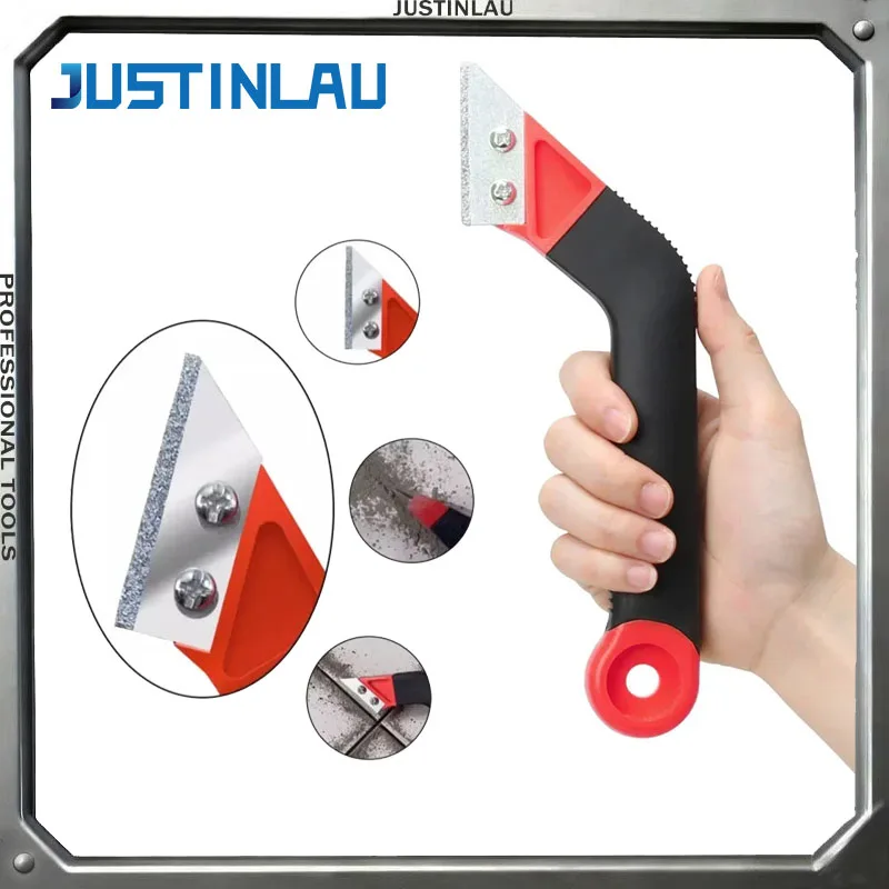 JUSTINLAU 1 Set of Ceramic Tile Joint Cement Slurry Cleaner Wall and Floor Tile Joint Cleaner Scraper Manual Cleaning Tool
JUSTINLAU 1 Set of Ceramic Tile Joint Cement Slurry Cleaner Wall and Floor Tile Joint Cleaner Scraper Manual Cleaning Tool