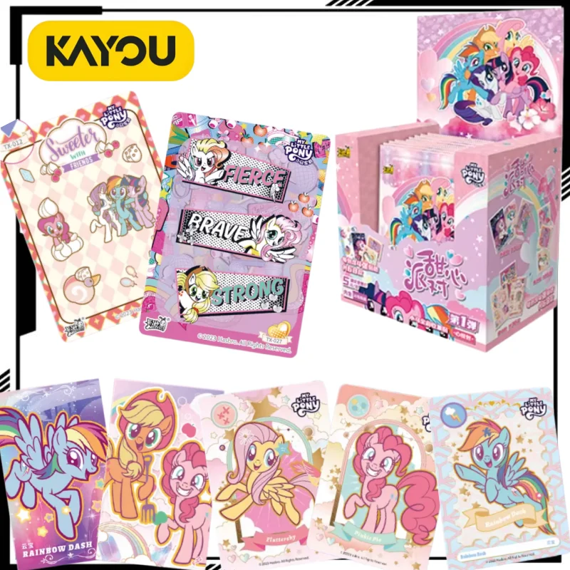KAYOU Official My Little Pony XinYue Pack Sweet Party Collectible Cards Cartoon Pinkie Pie Card Anime Merchandise Holiday Gift
KAYOU Official My Little Pony XinYue Pack Sweet Party Collectible Cards Cartoon Pinkie Pie Card Anime Merchandise Holiday Gift