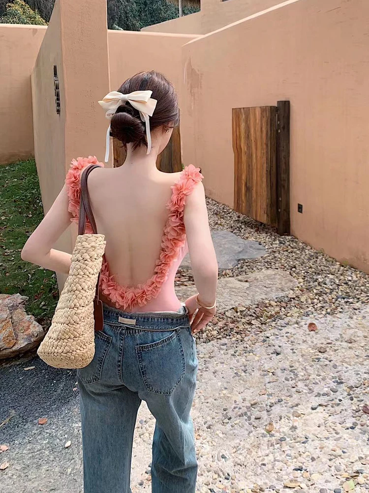 Sweet And Spicy Girl Floral Strapl Bal Swimsuit Women's Pure Desire Ceiling 3D Slimming Internet Famous Summer
Sweet And Spicy Girl Floral Strapl Bal Swimsuit Women's Pure Desire Ceiling 3D Slimming Internet Famous Summer