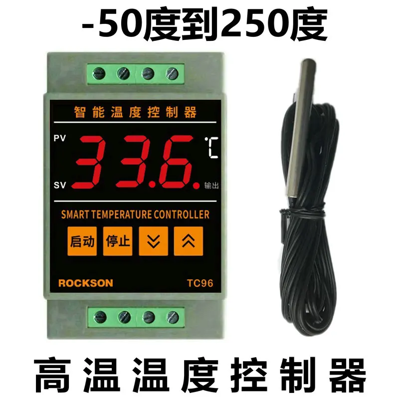 TC96 rail type digital display industrial heating 250 degrees high temperature electronic thermostat
TC96 rail type digital display industrial heating 250 degrees high temperature electronic thermostat