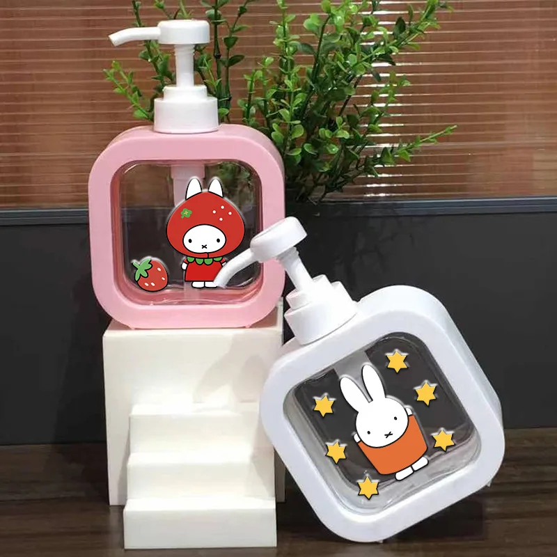300ML Miffy Series Bath Pump Bottle Empty Refillable Cartoon Lotion Dispenser Portable Container for Shower Gel Birthday Gift
300ML Miffy Series Bath Pump Bottle Empty Refillable Cartoon Lotion Dispenser Portable Container for Shower Gel Birthday Gift