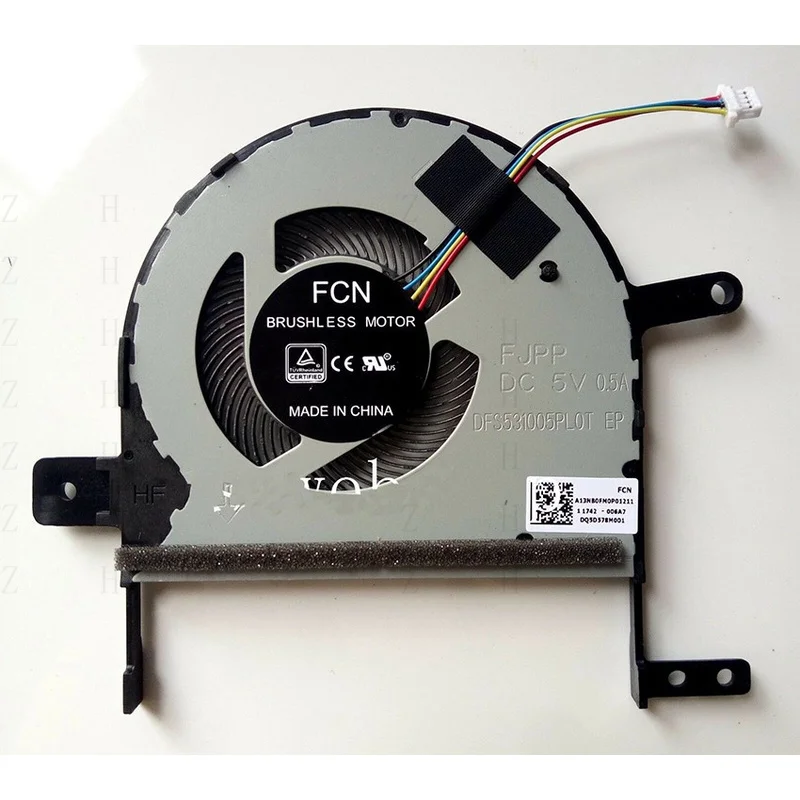H New CPU cooling FAN for Asus DFS531005PL0T FJPP DC 5V 0.5A FCN A13NB0FM0P01211
H New CPU cooling FAN for Asus DFS531005PL0T FJPP DC 5V 0.5A FCN A13NB0FM0P01211