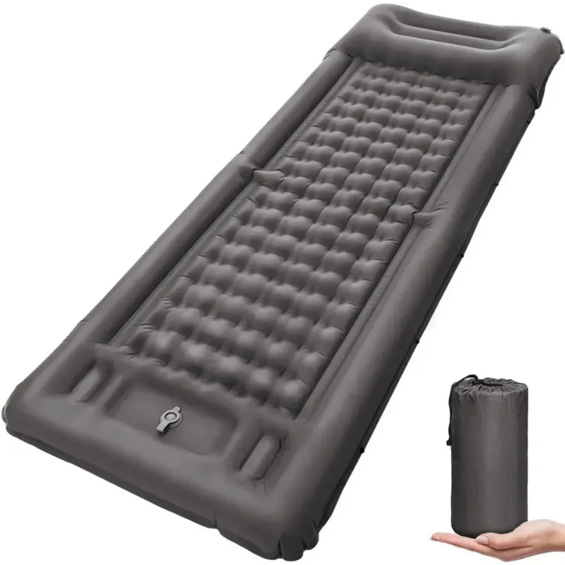 Outdoor Sleeping Pad Camping Inflatable Mattress with Pillows Travel Mat Folding Bed Ultralight Air Cushion Hiking Trekking
Outdoor Sleeping Pad Camping Inflatable Mattress with Pillows Travel Mat Folding Bed Ultralight Air Cushion Hiking Trekking