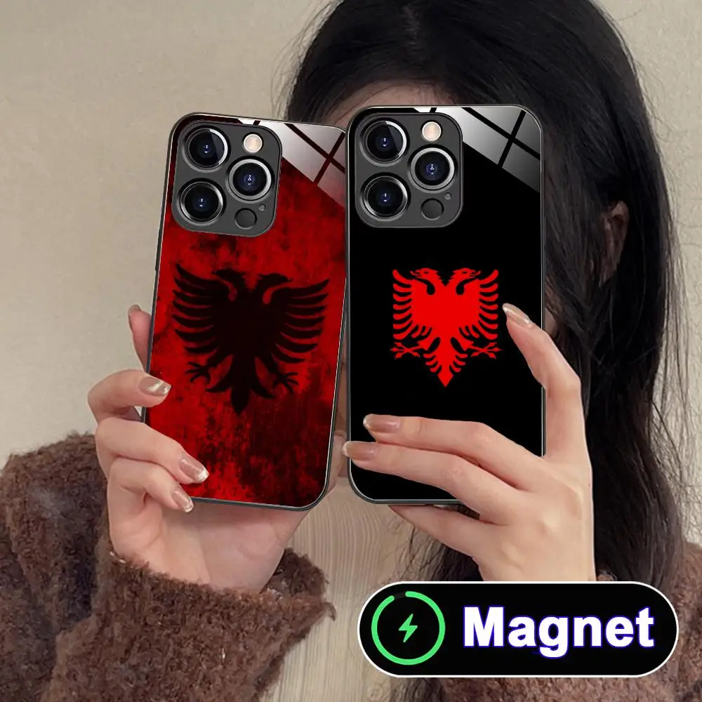 Albania Flag Phone Case for iPhone 17 16 15 14 13 12 11 Air Pro Max Plus Mini Glass Magnet Cover
Albania Flag Phone Case for iPhone 17 16 15 14 13 12 11 Air Pro Max Plus Mini Glass Magnet Cover