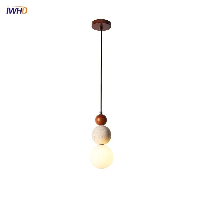 IWHD White Glass Ball LED Pendant Lights Balcony Porch Living Room Wood Stone Modern Nordic Hanging Lamp Lamparas Colgantes
IWHD White Glass Ball LED Pendant Lights Balcony Porch Living Room Wood Stone Modern Nordic Hanging Lamp Lamparas Colgantes