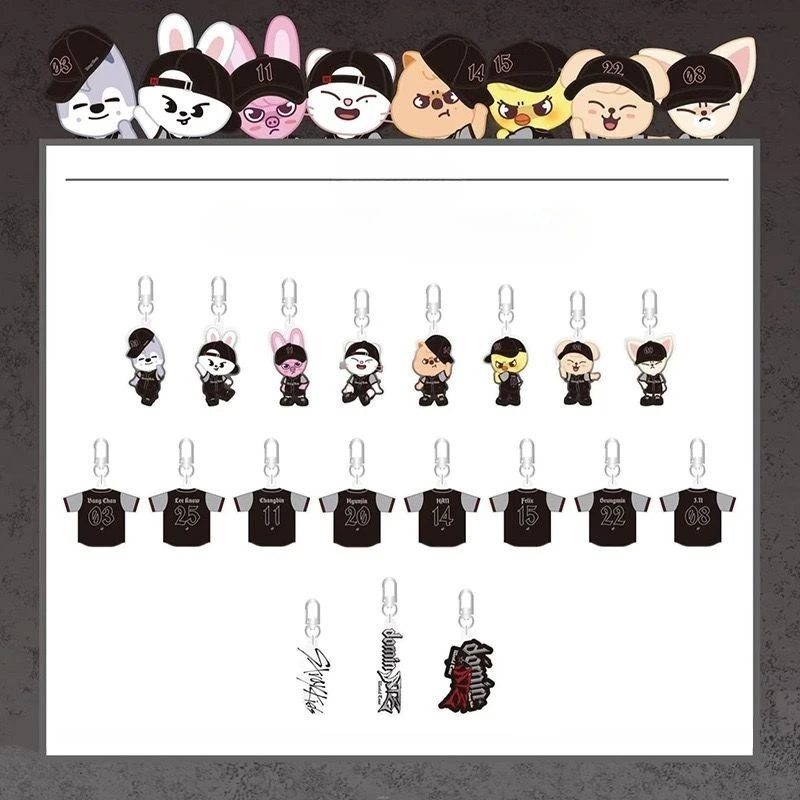 New SKZOO Wolf Chan Bbokari Creative Personalized Anime Merchandise Backpack Pendant Fashion Simple Cartoon Acrylic Keychain
New SKZOO Wolf Chan Bbokari Creative Personalized Anime Merchandise Backpack Pendant Fashion Simple Cartoon Acrylic Keychain