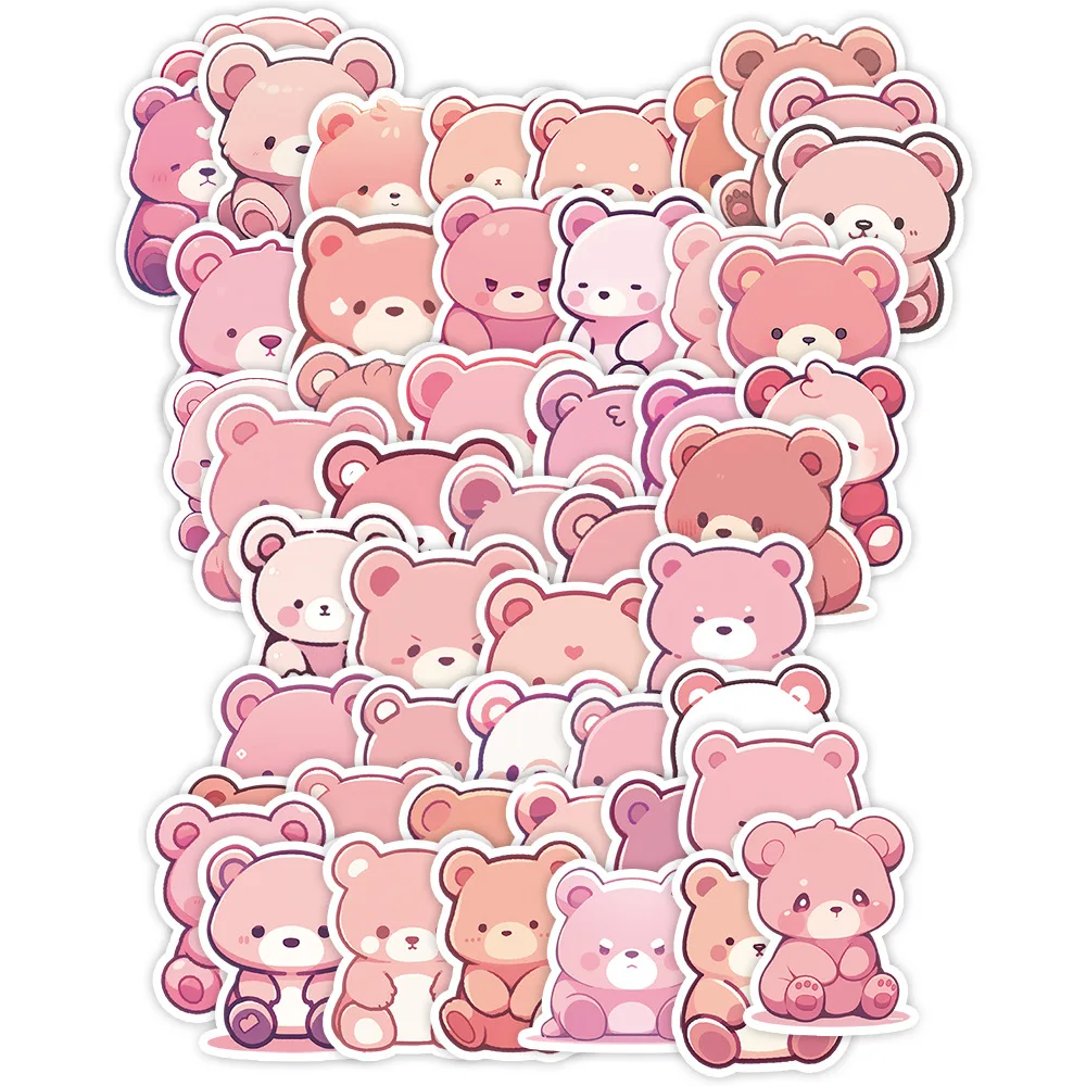 50 cute wind pink bear graffiti stickers children DIY stickers skateboard luggage decoration stickers wholesale
50 cute wind pink bear graffiti stickers children DIY stickers skateboard luggage decoration stickers wholesale