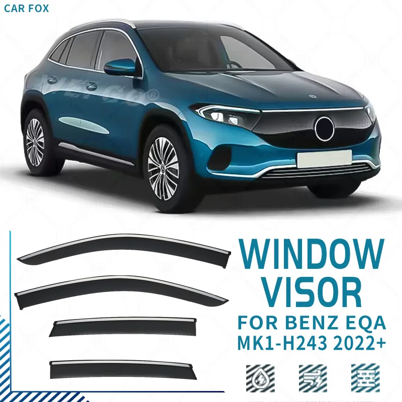 For Mercedes Benz EQA H243 2022+ Car Window Visor Awning Shelters Windshield Side Window Rain Sun Shade Auto Accessories
For Mercedes Benz EQA H243 2022+ Car Window Visor Awning Shelters Windshield Side Window Rain Sun Shade Auto Accessories
